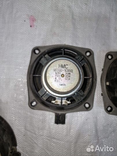 Штатные колонки Hyundai Getz