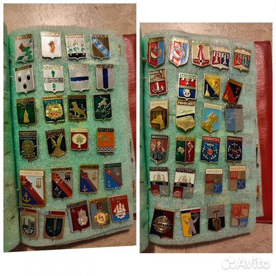 Коллекция значков (гербы), период СССР