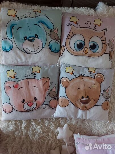 Бортики в детскую кроватку