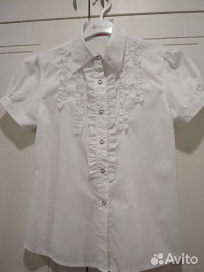 Блузка для девочки школьная