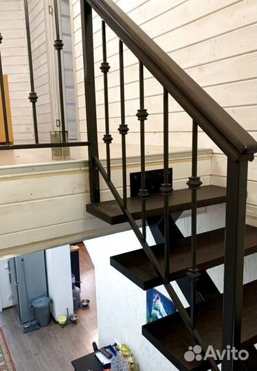 Металлокаркас для лестницы 
