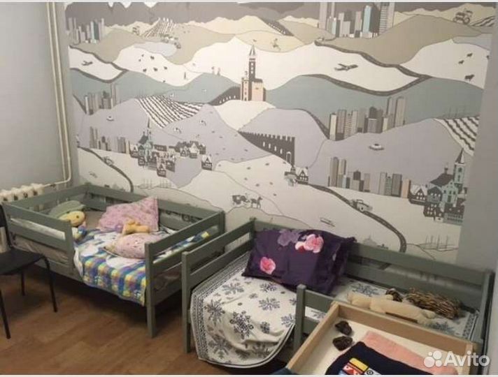 Красивая детская кроватка из массива Берëзы