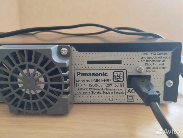 DVD рекордер Panasonic DMR-EH67EE-K, Словакия