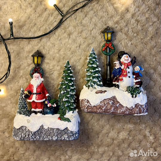 Новогодняя композиция с подсветкой