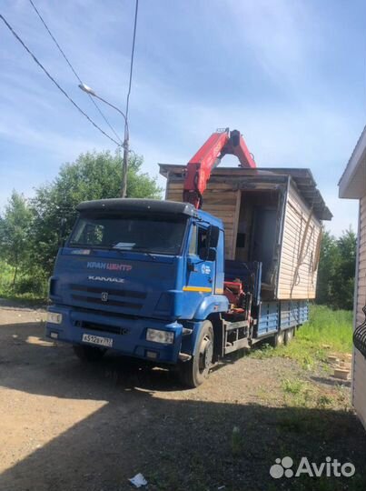 Аренда и услуги манипулятора, стрела 9 т, 8 м, борт 10 т, 6.7 м