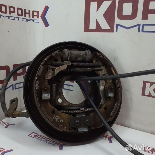 Щит тормозной барабанный задний левый KIA RIO-2