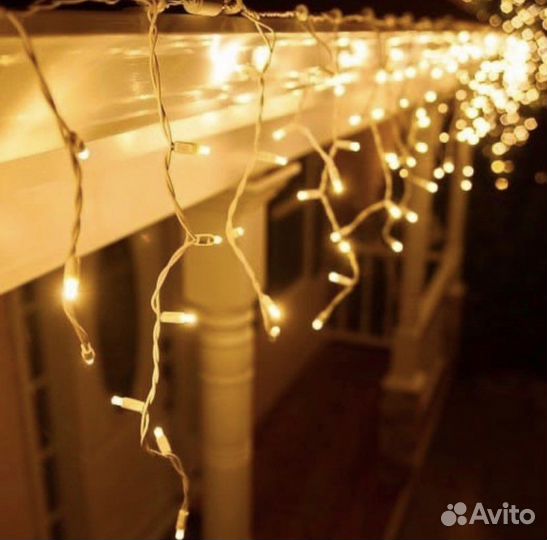 Гирлянда уличная бахрома