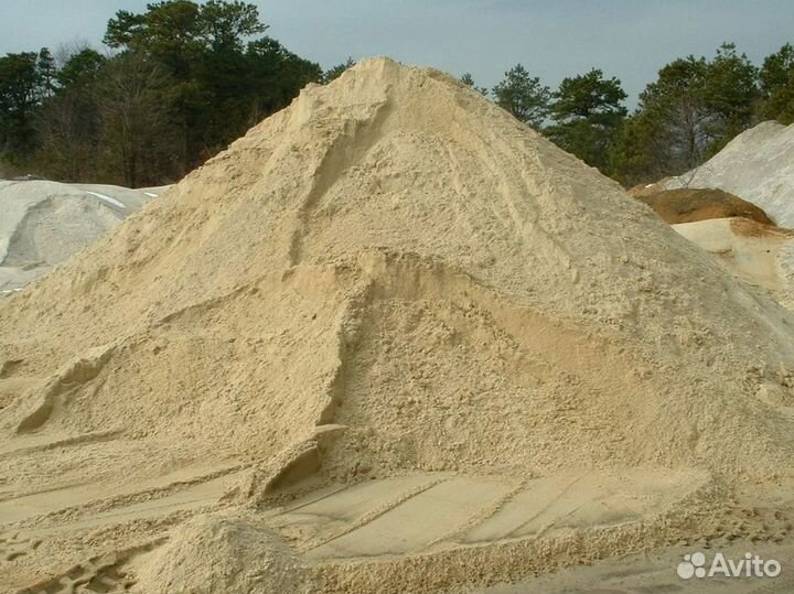 Песок карьерный с доставкой