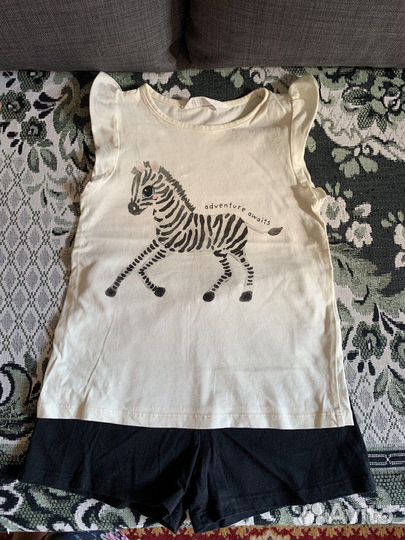 Летний комплект д/дев размер 122 H&M