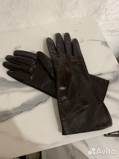 Перчатки женские кожаные размер 7
