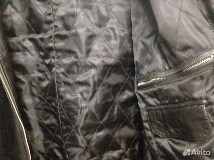 Кожаная куртка мужская 58-60