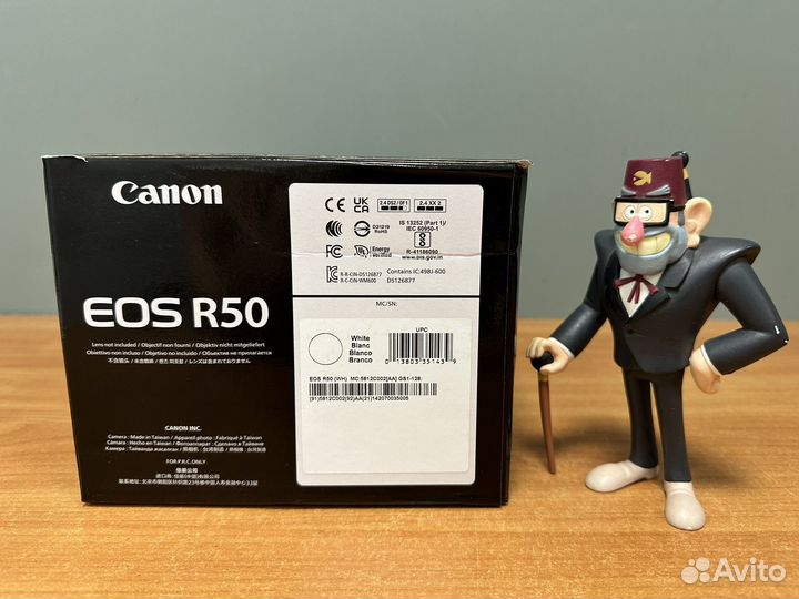 Фотоаппарат Canon EOS R50 Белый Body