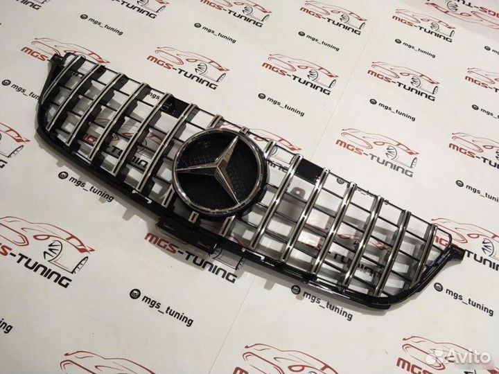 Решетка на Mercedes ML w166 GT Chrome