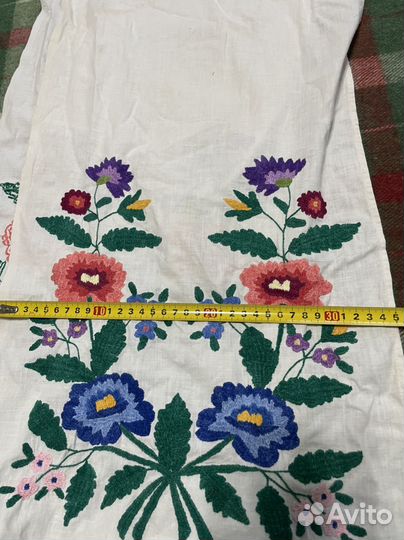 Рушник старинный с вышивкой красивый