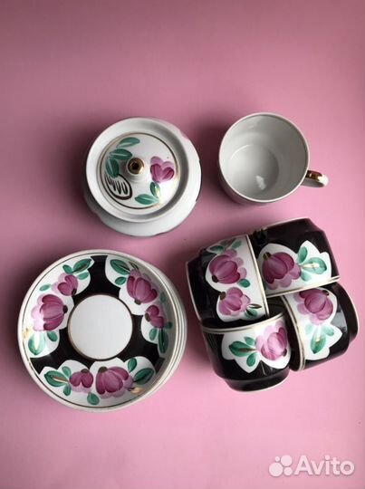 Сахарница из чайного сервиза вербилки СССР