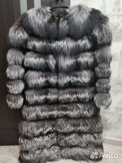 Шуба из чернобурки