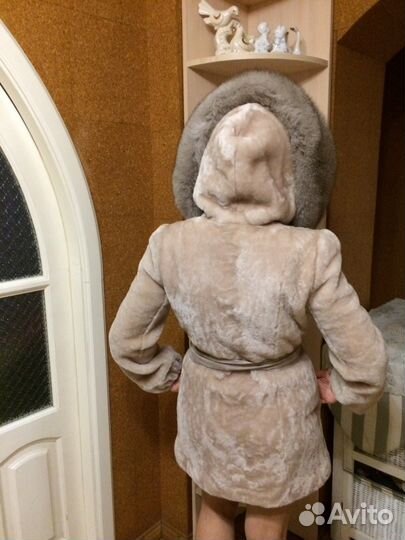 Шуба натуральная. Мутон