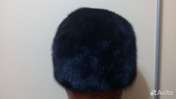 Норковая шапка стильная