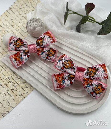 Резиночки для волос ручной работы