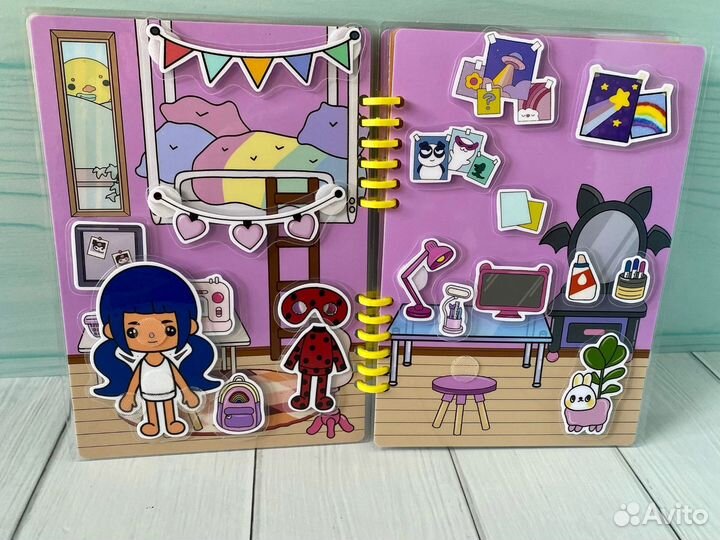 Леди баг и супер кот игра на липучках