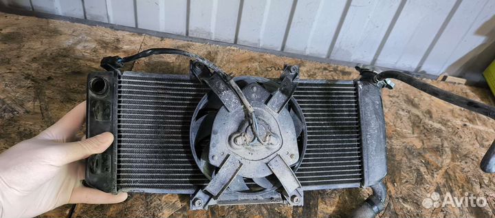 Kawasaki Versys 650 er6 радиатор