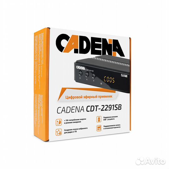 Цифровой ресивер cadena CDT-2291SB (DVB-T2)