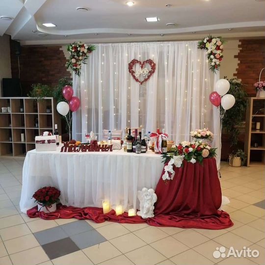 Оформление свадеб. Фотозона на юбилей