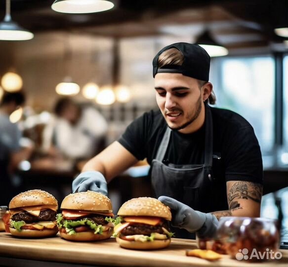 Кассир - повар в заведение быстрого питания