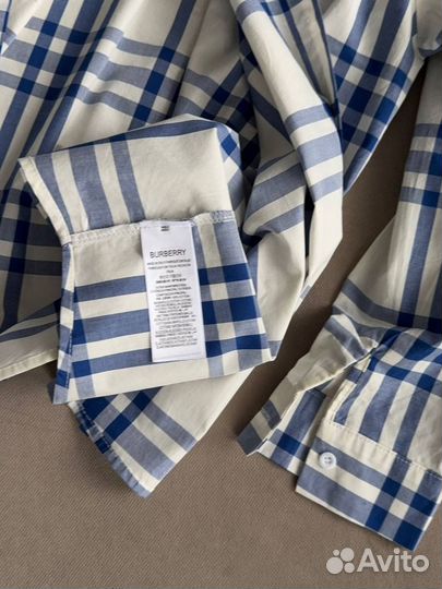 Рубашка Burberry оверсайз 42/50