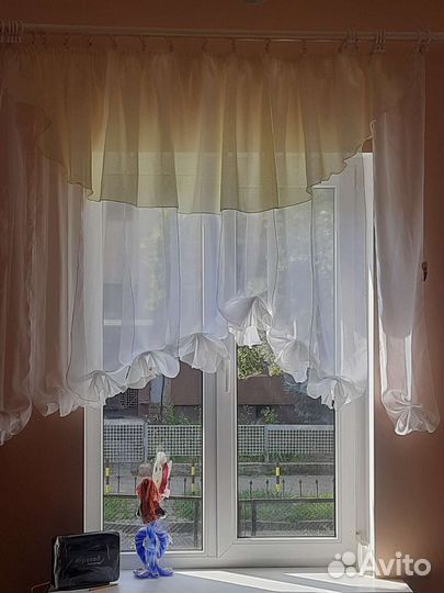 Кухонная занавеска трансформер