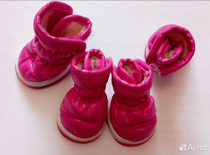 Ботинки зимние для собачки