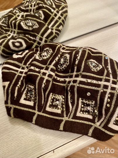 Комплект шапка и шарф женский