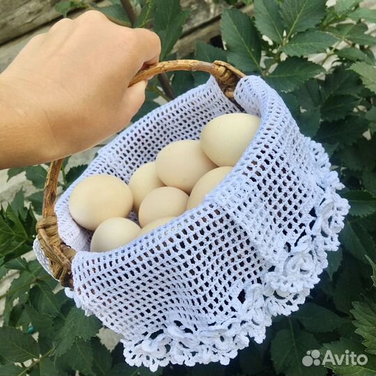 Ажурный чехол для корзины пасхальный декор