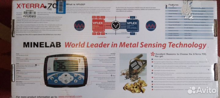 Металлоискатель Minelab X-Terra 705. Оригинал