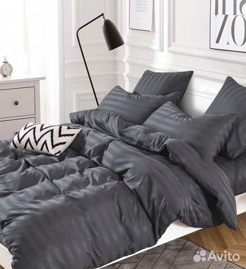 Белье постельное Сатин Евро