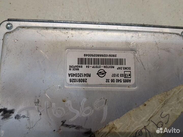 Блок управления двигателем SsangYong Rexton, 2009