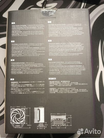 Кулер для процессора Cooler Master hyper 212 rgb