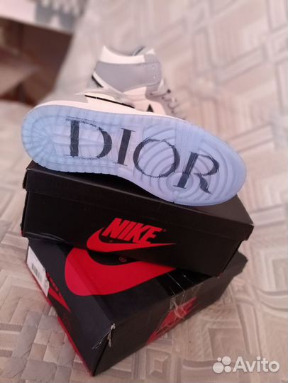 Кроссовки Nike Air Jordan 1 Джордан Dior