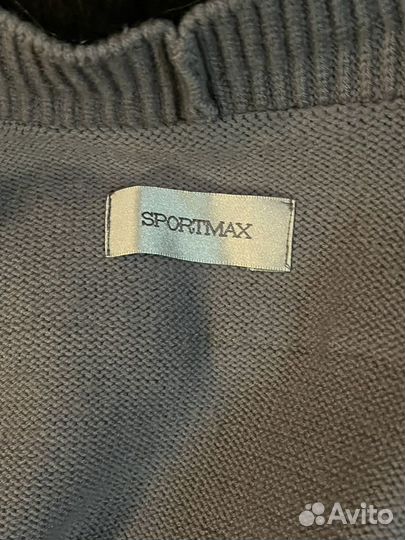 Кардиган женская теплая с мехом Max Mara sportmax