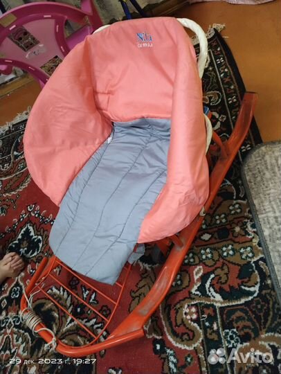 Коляска санки