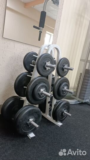 Стойка под гантели