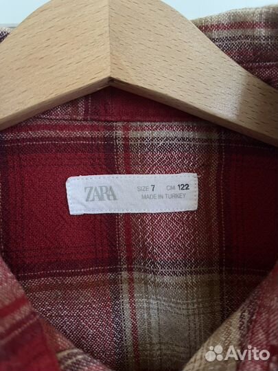 Рубашка на мальчика Zara 122 7 лет