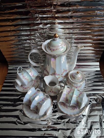 Чайный сервиз СССР Коростень. Винтаж