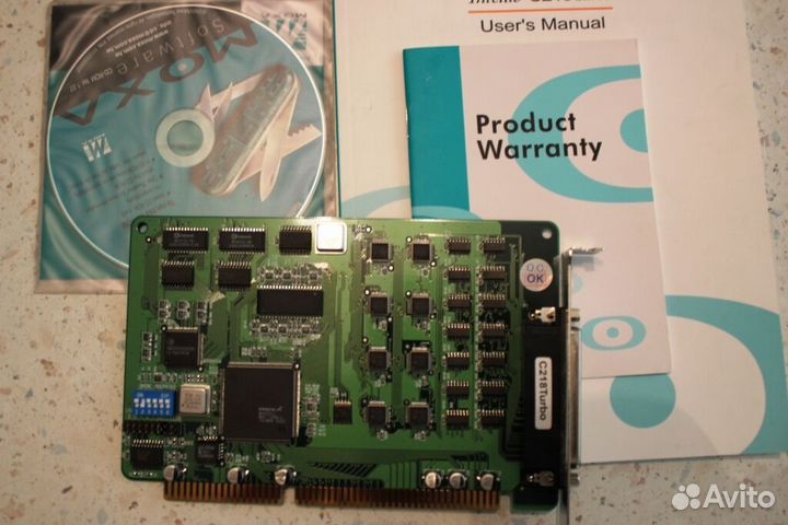 Moxa C218turbo ISA C218 turbo RS-232 8-портовая ин