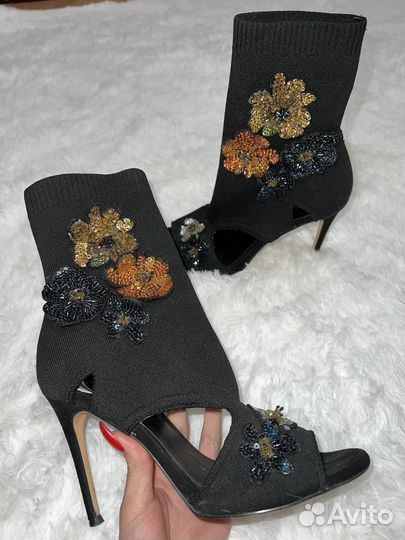 Ботильоны zara 39 40