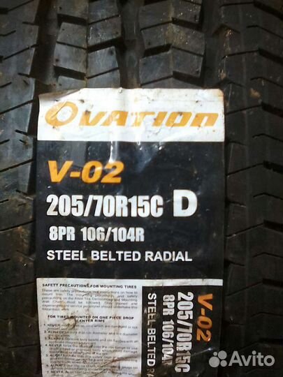 Ovation V-02 205/70 R15C