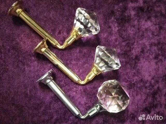 Держатели и крючки с хрустальным наконечником