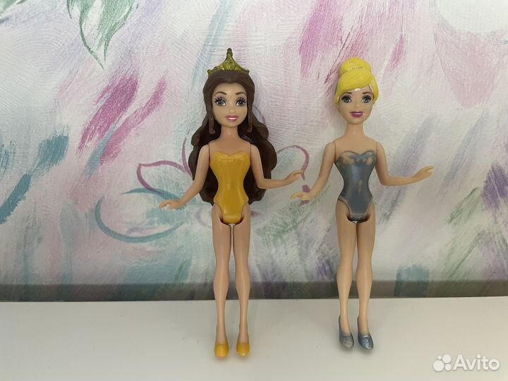 Куклы принцессы дисней (Белль и Золушка)