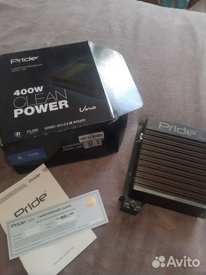 Моноблок(усилитель) Pride Uno