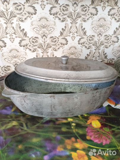 Утятница дюралевая пищевая, для запекания впрок